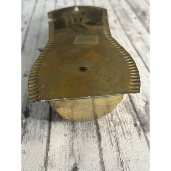 Vintage Brass Ornate Decorative Pineapple Wall Pocket Sconce Vintage Brass - Picture 6 of 12